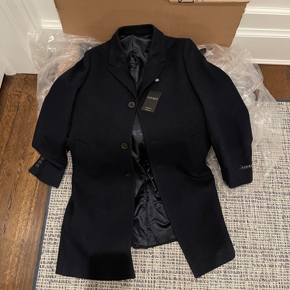 Men’s Ralph Lauren Luther Luxury Blend Overcoat - Picture 5 of 5